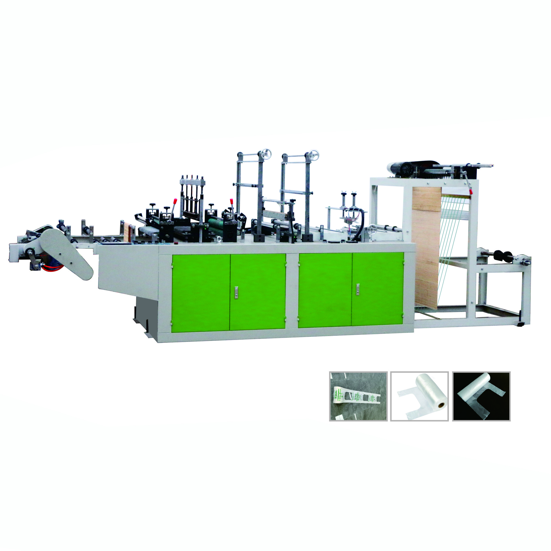 SF-D Series Continuous-rolled Vest Bag Making Machine（Two Servo Motors）